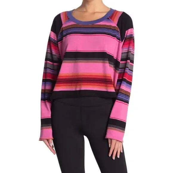 Free People Baja Striped Long Sleeve T-Shirt, XS - Picture 4 of 11